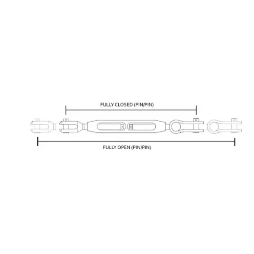 Picture of Sta Lok Turnbuckle Toggle Fork  and Fork 