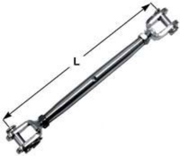 Show details for Economy Stainless Steel Turnbuckle Welded Fork | Fork  closed body Picture of Economy Stainless Steel Turnbuckle Welded Fork | Fork  closed body