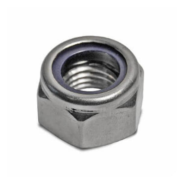 Show details for Metric Nyloc Nuts Stainless Steel Marine Grade A4 316 pack of 10 Picture of Metric Nyloc Nuts Stainless Steel Marine Grade A4 316 pack of 10