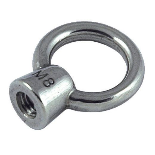 Show products in category Stainless Steel Eye Nut M6 M8 M10 M12 Picture for category Stainless Steel Eye Nut M6 M8 M10 M12