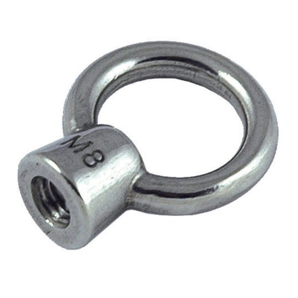 Show details for Eye Nut Stainless Steel Marine Grade A4 316  Picture of Eye Nut Stainless Steel Marine Grade A4 316