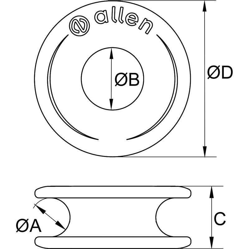 Low friction rings. Ratseys Yacht Rigging & Sailing Accessories